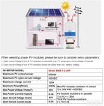 EASUN 6.2kW 48V hibridni solarni inverter – sinusni pretvarač - Slika 3